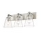 Z-Lite Harper 3 Light Vanity, Brushed Nickel & Clear 483-3V-BN - alternate 5